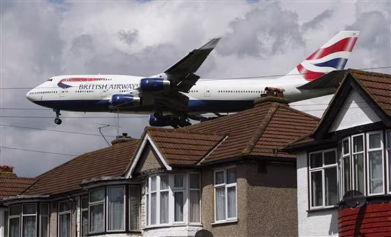 A British Airways passenger jet comes in for a landing at London's Heathrow Airport on&nbsp;Monday. A British court ruling stopped a planned strike just hours before it was due to begin.